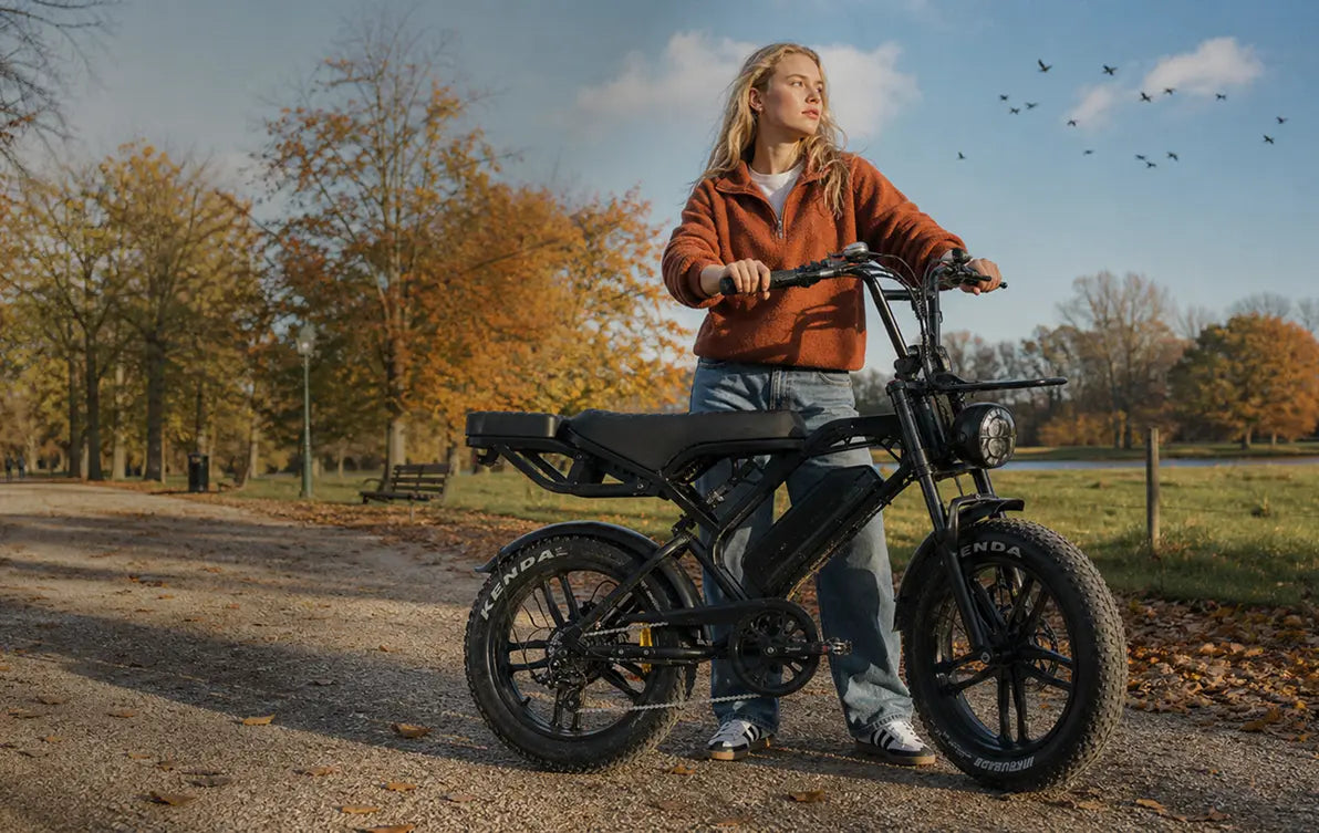 Fatbike-ul tău. Până la 25 km/h. Livrare gratuită.