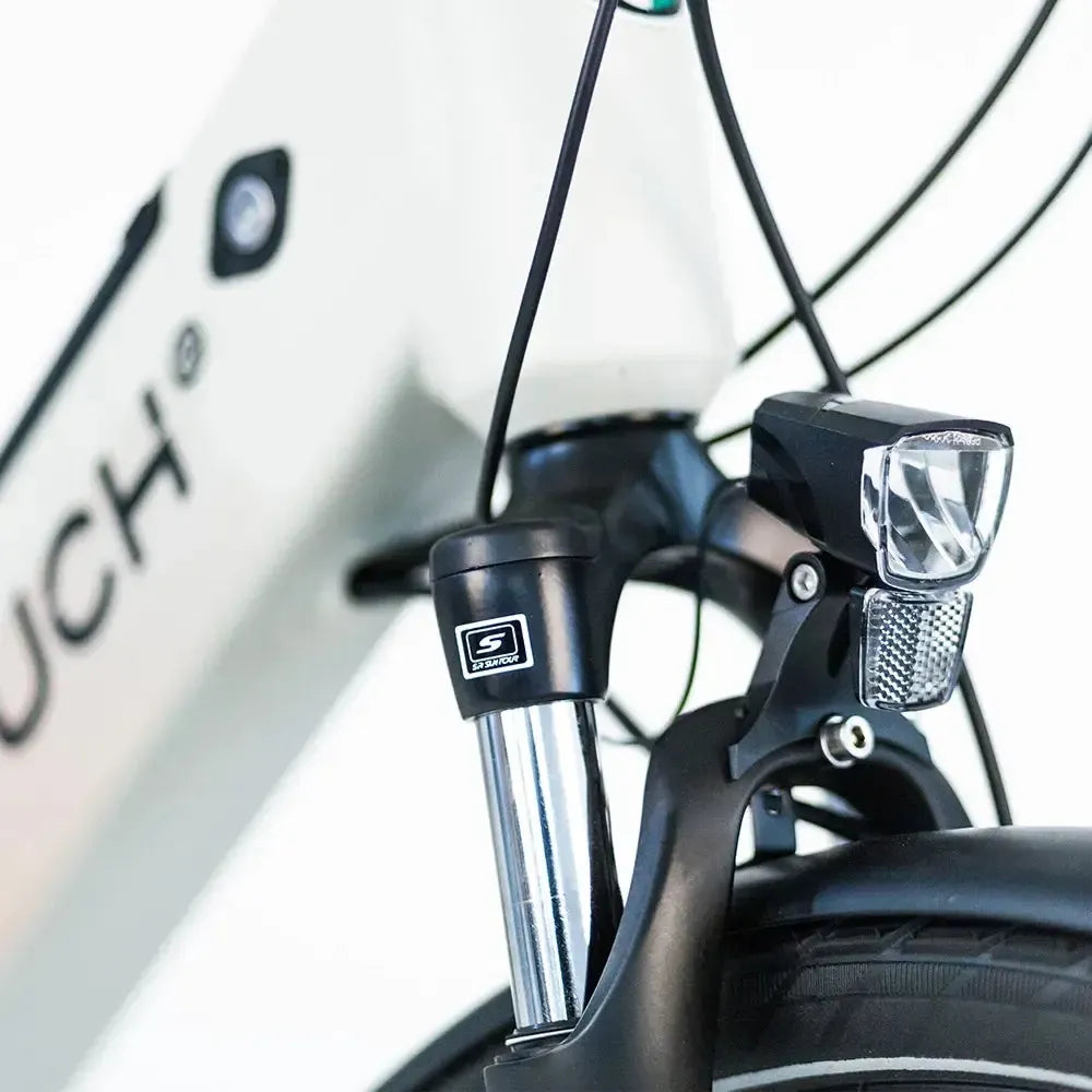 Puch E-Modern Basic N7 - Gri Mat Mătăsos