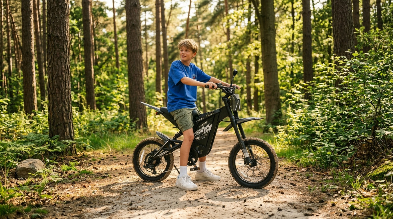 Un adevărat fatbike pe mărimea copiilor.