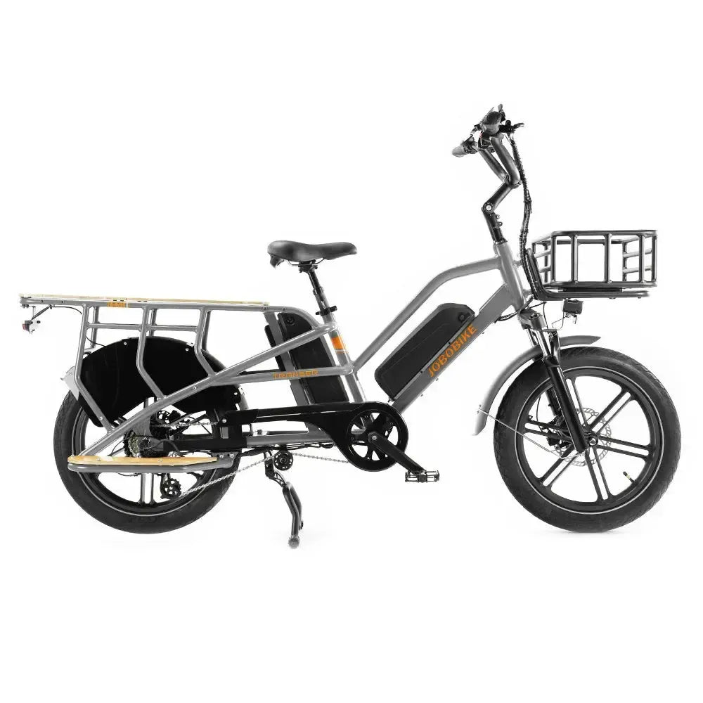 JOBOBIKE Transer - Longtail - Argintiu gri