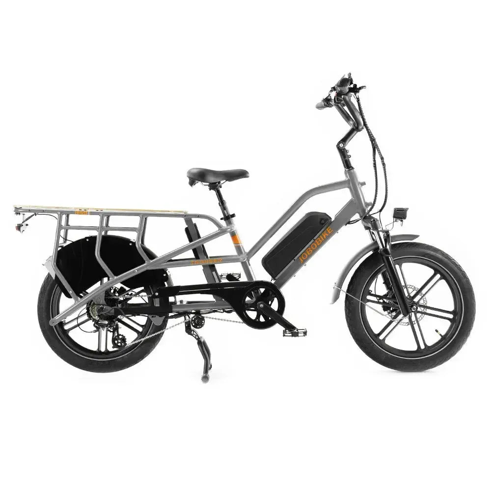 JOBOBIKE Transer - Longtail - Argintiu gri