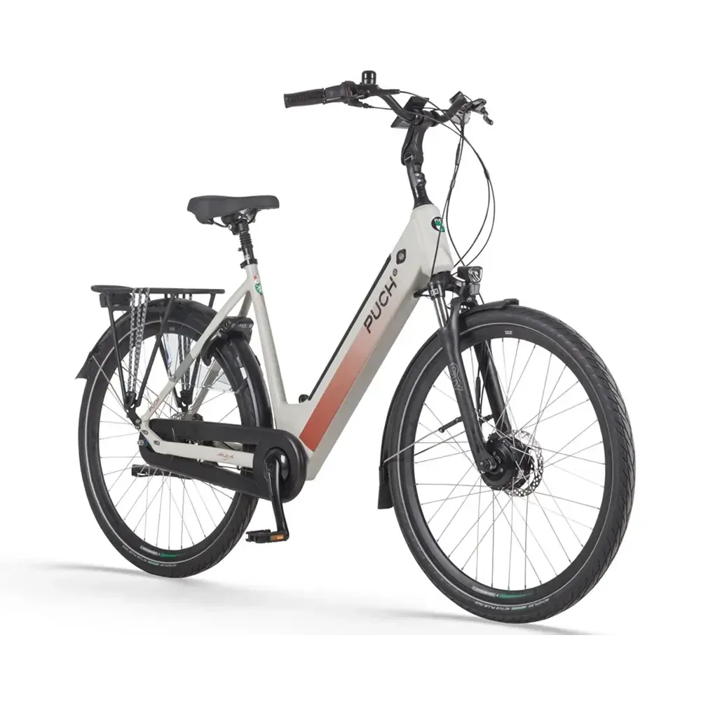 Puch E-Modern Basic N7 - Gri Mat Mătăsos